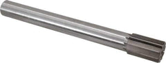 Interstate - 1-1/2" Diam, 1.248 to 1.25" Max Diam Straight Shank, 2-1/8" Flute Length, Machine Expansion Reamer - Straight Flute, 12-1/2" OAL, Right Hand Cut, 10 Flutes, High Speed Steel, Bright Finish - Apex Tool & Supply