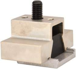 Mitee-Bite - 2,000 Lb Holding Force Single T-Slot Machinable Wedge Clamp - 2" Wide x 0.82" Deep x 1" High Base, 10.4 Lb/Ft Torque, 5/16-18 Screw Thread - Apex Tool & Supply