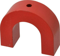 General - 1 Hole, 3/16" Hole Diam, 2-5/8" Overall Width, 15/16" Deep, 2-1/4" High, 42 Lb Average Pull Force, Alnico Power Magnets - 5/8" Pole Width - Apex Tool & Supply