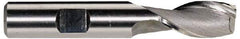 Hertel - 22mm, 1-1/2" LOC, 3/4" Shank Diam, 3-3/4" OAL, 2 Flute, Cobalt Square End Mill - Single End, Uncoated, Spiral Flute, Centercutting, Right Hand Cut, Right Hand Flute - Apex Tool & Supply