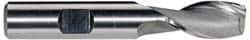 Niagara Cutter - 1-1/4", 1-5/8" LOC, 1-1/4" Shank Diam, 4-1/8" OAL, 2 Flute, Cobalt Square End Mill - Single End, TiCN Finish, Spiral Flute, 30° Helix, Centercutting, Right Hand Cut, Right Hand Flute, Series SP205 - Apex Tool & Supply