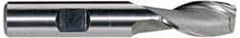 Niagara Cutter - 1-1/4", 1-5/8" LOC, 1-1/4" Shank Diam, 4-1/8" OAL, 2 Flute, Cobalt Square End Mill - Single End, TiCN Finish, Spiral Flute, 30° Helix, Centercutting, Right Hand Cut, Right Hand Flute, Series SP205 - Apex Tool & Supply