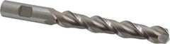Hertel - 5/8", 4" LOC, 5/8" Shank Diam, 6-1/8" OAL, 2 Flute, High Speed Steel Square End Mill - Single End, Uncoated, Spiral Flute, 42° Helix, Centercutting, Right Hand Cut, Right Hand Flute - Apex Tool & Supply