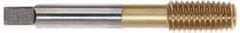 Accupro - #10-32 UNF H5 Thread Limit Bottoming Thread Forming Tap - Powdered Metal High Speed Steel, TiCN Finish, 2-3/8" OAL - Apex Tool & Supply