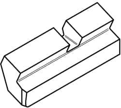 Kennametal - BPHX1203 Grade KD1415 PCD Milling Insert - Uncoated, 0.1213" Thick, 0.4mm Corner Radius - Apex Tool & Supply