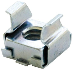 Value Collection - 3/8-16 Screw, 0.24 to 0.26" Thick, Spring Steel Cage Nut - Zinc-Plated Finish - Apex Tool & Supply