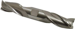 Hertel - 1", 1-7/8" LOC, 1" Shank Diam, 6-3/8" OAL, 3 Flute, High Speed Steel Square End Mill - Double End, Uncoated, Centercutting - Apex Tool & Supply