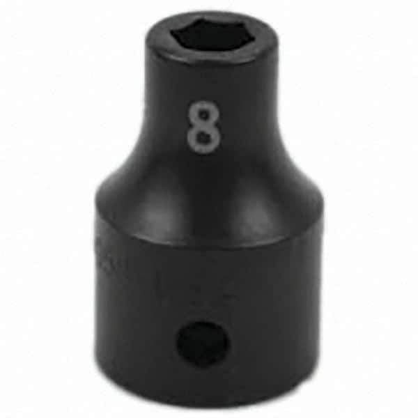 SK - Impact Socket - 1/2"DR 8MM IMPACT SOCKET - Apex Tool & Supply