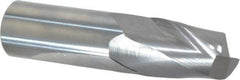 Hertel - 1", 1-1/2" LOC, 1" Shank Diam, 4" OAL, 2 Flute, Solid Carbide Square End Mill - Single End, Uncoated, Spiral Flute, 30° Helix, Centercutting, Right Hand Cut - Apex Tool & Supply
