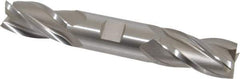 Hertel - 1", 1-7/8" LOC, 1" Shank Diam, 6-3/8" OAL, 4 Flute, High Speed Steel Square End Mill - Double End, Uncoated, Spiral Flute, 30° Helix, Centercutting, Right Hand Cut, Right Hand Flute - Apex Tool & Supply