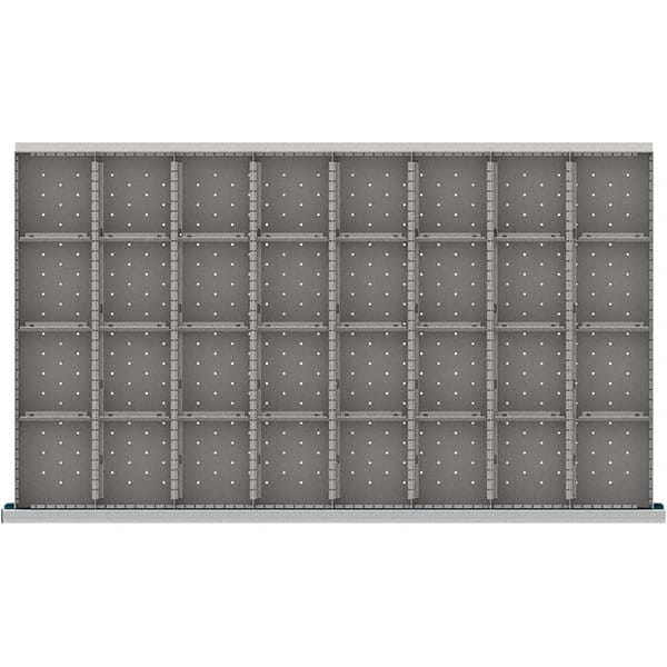 LISTA - 32-Compartment Drawer Divider Layout for 3.15" High Drawers - Apex Tool & Supply