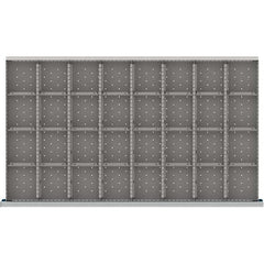 LISTA - 32-Compartment Drawer Divider Layout for 3.15" High Drawers - Apex Tool & Supply