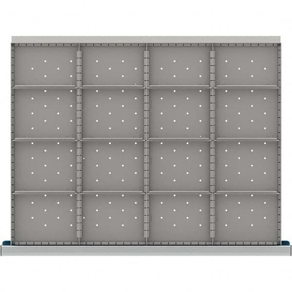 LISTA - 16-Compartment Drawer Divider Layout for 3.15" High Drawers - Apex Tool & Supply