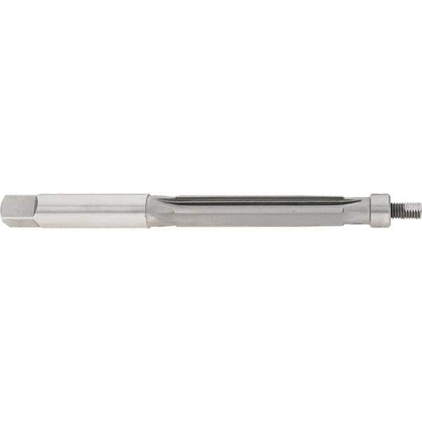 Value Collection - 5/8" Reamer Diam, 0.006 Max Expansion, Straight Shank, 3" Flute Length, Hand Expansion Reamer - Straight Flute, 7" OAL, Right Hand Cut, 6 Flutes, High Speed Steel - Apex Tool & Supply