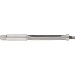 Value Collection - 5/8" Reamer Diam, 0.006 Max Expansion, Straight Shank, 3" Flute Length, Hand Expansion Reamer - Straight Flute, 7" OAL, Right Hand Cut, 6 Flutes, High Speed Steel - Apex Tool & Supply