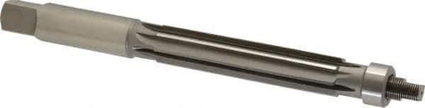 Value Collection - 1" Reamer Diam, 0.012 Max Expansion, Straight Shank, 4-1/2" Flute Length, Hand Expansion Reamer - Straight Flute, 10" OAL, Right Hand Cut, 8 Flutes, High Speed Steel - Apex Tool & Supply