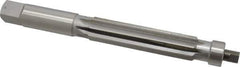 Value Collection - 1-1/8" Reamer Diam, 0.012 Max Expansion, Straight Shank, 4-3/4" Flute Length, Hand Expansion Reamer - Straight Flute, 10-1/2" OAL, Right Hand Cut, 8 Flutes, High Speed Steel - Apex Tool & Supply