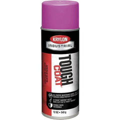Krylon - OSHA Purple, 12 oz Net Fill, High Gloss, Enamel Spray Paint - 20 to 25 Sq Ft per Can, 16 oz Container, Use on Conduits, Ducts, Electrical Equipment, Machinery, Metal, Motors, Pipelines & Marking Areas, Railings, Steel Bars, Tool Boxes, Tools - Apex Tool & Supply