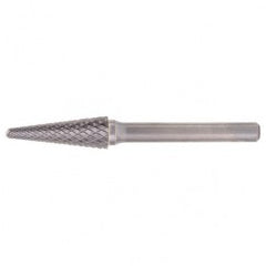 SL-3 Double Cut Solid Carbide Bur-Cone Radius Shape - Apex Tool & Supply