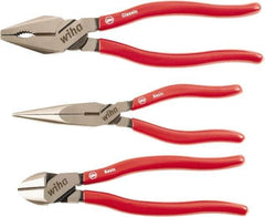 Wiha - 3 Piece Cutting Plier Set - Comes in Box - Apex Tool & Supply