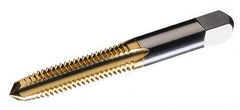 GTD - 7/8-14 UNF H4 4-Flute TiN Finish High Speed Steel Straight Flute Standard Hand Tap - Apex Tool & Supply