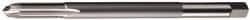 Cleveland - 3/8-24 UNF 3 Flute H3 Bright Finish High Speed Steel Spiral Point Extension Tap - Plug Chamfer, 6" OAL, 2B Class of Fit, Series 1011EXT - Apex Tool & Supply