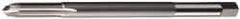 Cleveland - 3/8-24 UNF 3 Flute H3 Bright Finish High Speed Steel Spiral Point Extension Tap - Plug Chamfer, 6" OAL, 2B Class of Fit, Series 1011EXT - Apex Tool & Supply