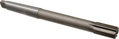 Interstate - 1" Diam, 0.873 to 0.875" Max Diam 3MT Morse Taper Shank, 1-5/8" Flute Length, Machine Expansion Reamer - Straight Flute, 10-1/2" OAL, Right Hand Cut, 8 Flutes, High Speed Steel, Bright Finish - Apex Tool & Supply