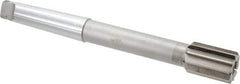 Interstate - 1-1/2" Diam, 1.248 to 1.25" Max Diam 4MT Morse Taper Shank, 2-1/8" Flute Length, Machine Expansion Reamer - Straight Flute, 12-1/2" OAL, Right Hand Cut, 10 Flutes, High Speed Steel, Bright Finish - Apex Tool & Supply