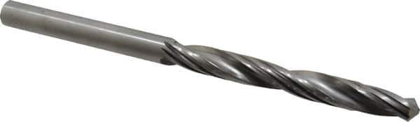 Made in USA - 5/8" Reamer Diam, 5-3/8" Flute Length, Combo Drill & Reamer - 9-1/2" OAL, Right Hand Cut, High Speed Steel - Apex Tool & Supply
