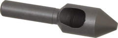 Weldon - 7/16" Head Diam, 1/4" Shank Diam, 60° High Speed Steel Countersink - Bright Finish, 1-3/4" OAL, Single End, Straight Shank, Right Hand Cut - Apex Tool & Supply