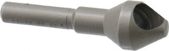 Weldon - 9/16" Head Diam, 1/4" Shank Diam, 60° High Speed Steel Countersink - Apex Tool & Supply