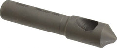 Weldon - 19/64" Head Diam, 1/4" Shank Diam, 82° High Speed Steel Countersink - Apex Tool & Supply