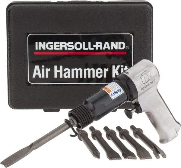 Ingersoll-Rand - 3,000 BPM, 2.28 Inch Long Stroke, Pneumatic Chiseling Hammer - 15 CFM Air Consumption, 1/4 NPTF Inlet - Apex Tool & Supply