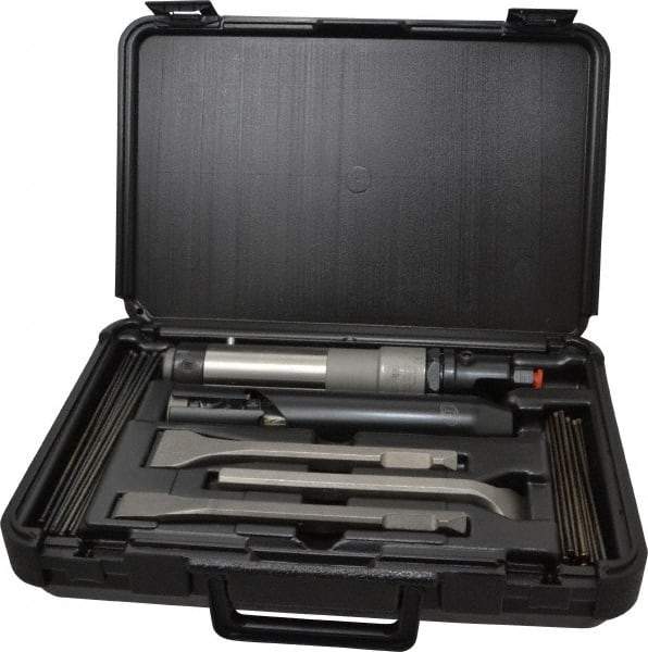 Ingersoll-Rand - 4,000 BPM, 1/4 NPT Inlet, Pneumatic Chiseling Hammer - 9 Inch Long, 368 LPM - Apex Tool & Supply