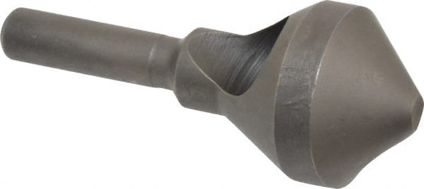 Weldon - 13/16" Head Diam, 1/4" Shank Diam, 90° High Speed Steel Countersink - Apex Tool & Supply