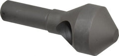 Weldon - 1-1/8" Head Diam, 1/2" Shank Diam, 90° High Speed Steel Countersink - Apex Tool & Supply