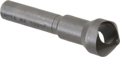 Weldon - 7/16" Head Diam, 1/4" Shank Diam, 100° High Speed Steel Countersink - Apex Tool & Supply