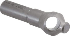 Weldon - 49/64" Head Diam, 1/2" Shank Diam, 82° High Speed Steel Countersink - Bright Finish, 2-5/8" OAL, Single End, Straight Shank, Includes Pilot, Right Hand Cut - Apex Tool & Supply