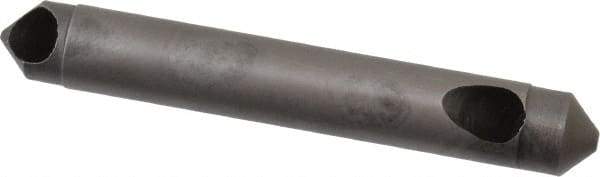 Weldon - 1/4" Shank Diam, 90° High Speed Steel Countersink - Bright Finish, 1-3/4" OAL, Double End, Straight Shank, Right Hand Cut - Apex Tool & Supply