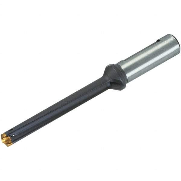 Iscar - 0.63 to 0.665" Diam, 8xD, 5.04" Max Depth, 3/4" Shank Diam, Replaceable Tip Drill - 16 Seat Size, DCM Toolholder, Series ChamDrill - Apex Tool & Supply