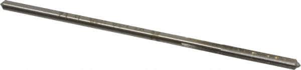 Made in USA - 1/8" High Speed Steel 4 Flute Chucking Reamer - Straight Flute, 0.119" Straight Shank, 7/8" Flute Length, 3-1/2" OAL - Apex Tool & Supply