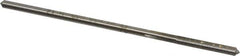 Made in USA - 1/8" High Speed Steel 4 Flute Chucking Reamer - Straight Flute, 0.119" Straight Shank, 7/8" Flute Length, 3-1/2" OAL - Apex Tool & Supply