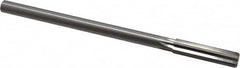 Made in USA - 0.4385" High Speed Steel 6 Flute Chucking Reamer - Apex Tool & Supply