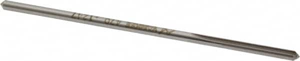 Made in USA - 0.1247" High Speed Steel 4 Flute Dowel Pin Chucking Reamer - Apex Tool & Supply