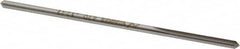 Made in USA - 0.1247" High Speed Steel 4 Flute Dowel Pin Chucking Reamer - Apex Tool & Supply
