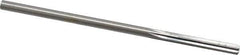 Made in USA - 0.1855" High Speed Steel 6 Flute Chucking Reamer - Straight Flute, 0.1805" Straight Shank, 1-1/8" Flute Length, 4-1/2" OAL - Apex Tool & Supply