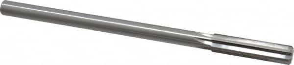 Made in USA - 0.4355" High Speed Steel 6 Flute Dowel Pin Chucking Reamer - Apex Tool & Supply