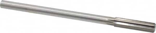 Made in USA - 0.437" High Speed Steel 6 Flute Dowel Pin Chucking Reamer - Apex Tool & Supply