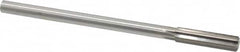 Made in USA - 0.437" High Speed Steel 6 Flute Dowel Pin Chucking Reamer - Apex Tool & Supply